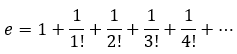 Definición del número de Euler