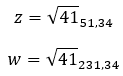 Ejemplo de números complejos opuestos