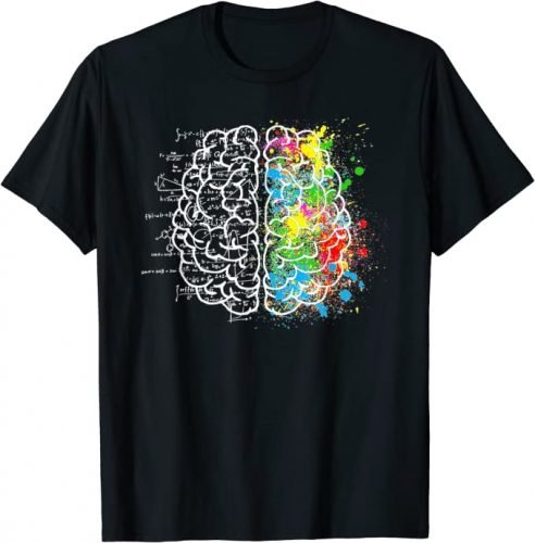Camiseta matemática de colores